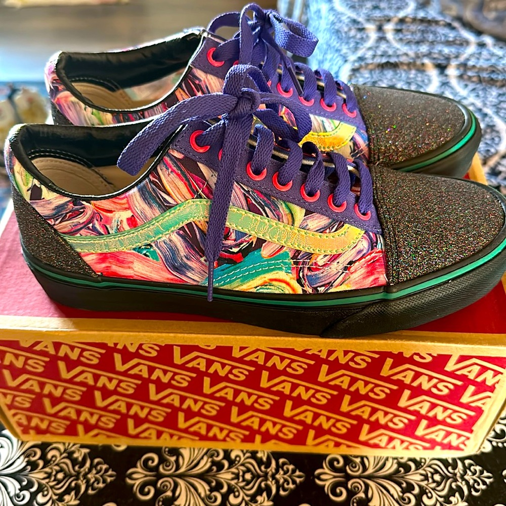 VANS Custom Old Skool Sneakers Sz 8.5
